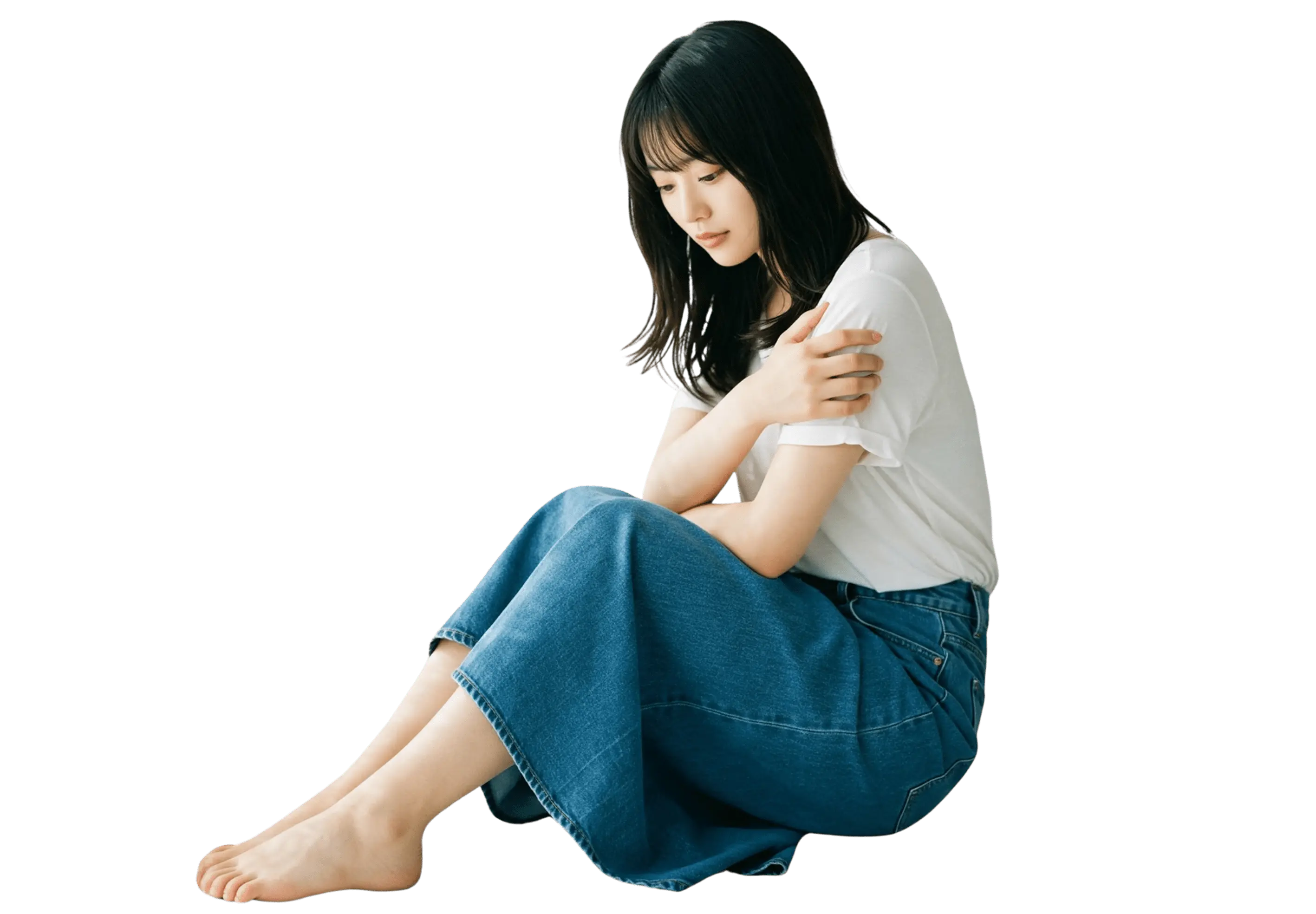悩んでいる女性