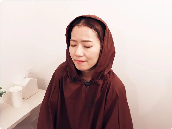 体験の流れの至福の蒸しタイムのイメージ画像