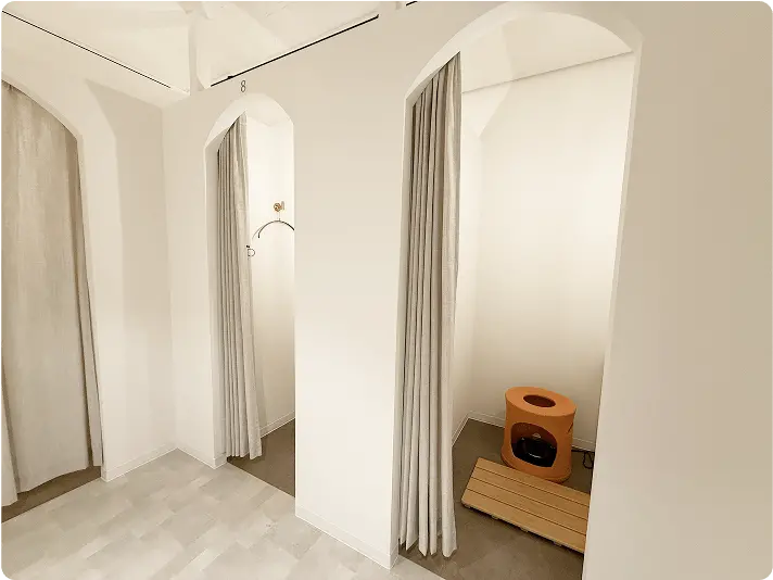 体験の流れの至福の蒸しタイムのイメージ画像